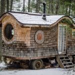 gypsy wagon in the woods 8