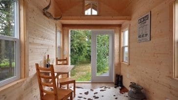 cabin in the woods tiny living 2