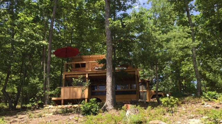 bus plus tiny house 1