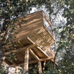 A modern treehouse in Lukovica, Slovenia. Photos, designed and shared by Rok Pezdirc.