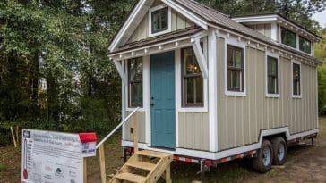 tiny home for flood victims 22