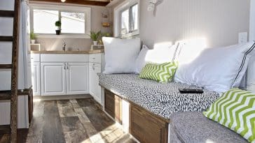 chic shack lime green mini mansions tiny homes 12