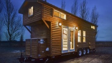 Rustic Loft - A Luxury 273 Square Feet Tiny House on Wheels
