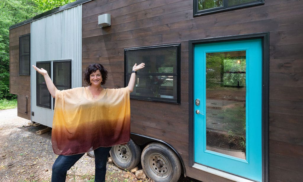 28' Luminaire Tiny House on Wheels: A Beautiful & Spacious Alternative to Traditional Housing 4 Erin Adams - created Luminaire tiny house on wheels