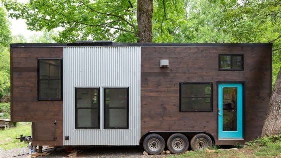 Luminaire, a tiny house on wheels is designed with luxury in mind