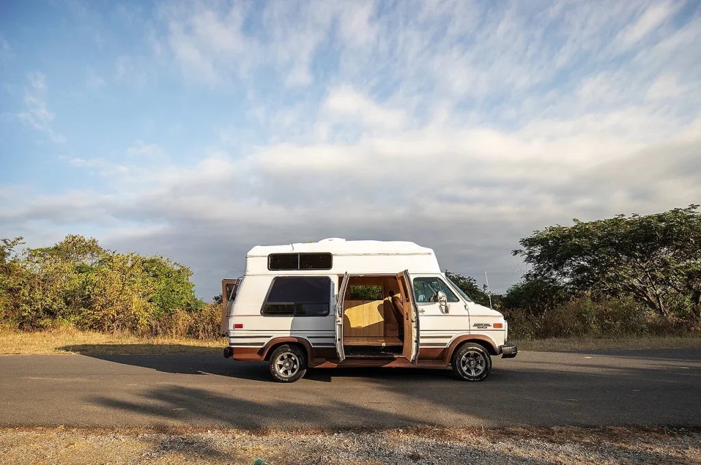 These Tiny House On Wheels Designs and Ideas are Downright Inspiring 63 Sleek and compact 1993 Chevy Dodo Van, perfect for minimalist living and adventurous travels.