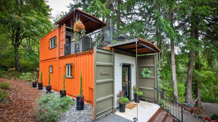 tiny shipping container home
