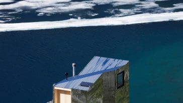 tiny house in swiss alps