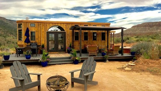 The Ark is a vintage style themed tiny with every convenience built in