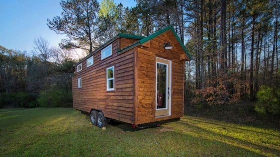 The Dreamer is a 24′ tiny house built by Alabama Tiny Homes.