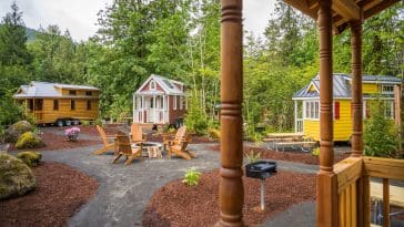 The character-filled rental homes of Mt. Hood Tiny House Village