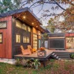 This Unique Tiny House Feels Like a Spacious Full-Size Home 29 This dream tiny house in Fayetteville, Arkansas designed by Viva Collectiv is the uniquely custom built small home of electric violinist Asha Mevlana.