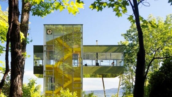 Thomas Gluck’s country home does not look anything like a country home.