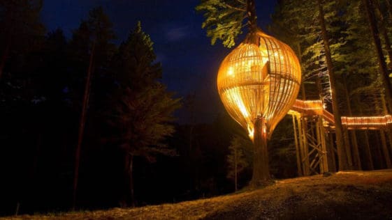 The Redwoods Treehouse was part of an advertising campaign for the Yellow Pages.