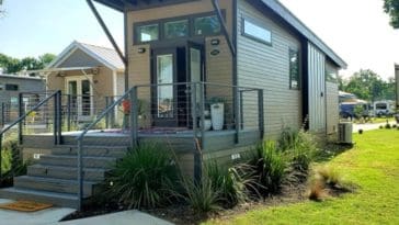 If modern farmhouse is your style, then you will fall in love with this stunning Austin, Texas tiny home
