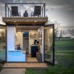 The Anchor is a 160-square-foot shipping container tiny house built by CargoHome