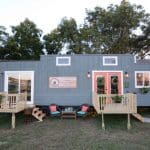 Vintage Retreat By Hill Country Tiny Houses 34 The 384-square-foot tiny home has two steel slide-outs, a main floor master bedroom, and an additional 70-square-foot loft.