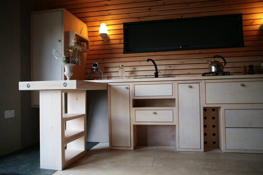 This Superb Artfully Curved Out Of Local Cedar Is What Makes Hergest Lee Cabin Unique At Its Finest 5 112928