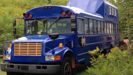 This Schoolie Tiny Home Includes A Luxury Claw Food Bathtub