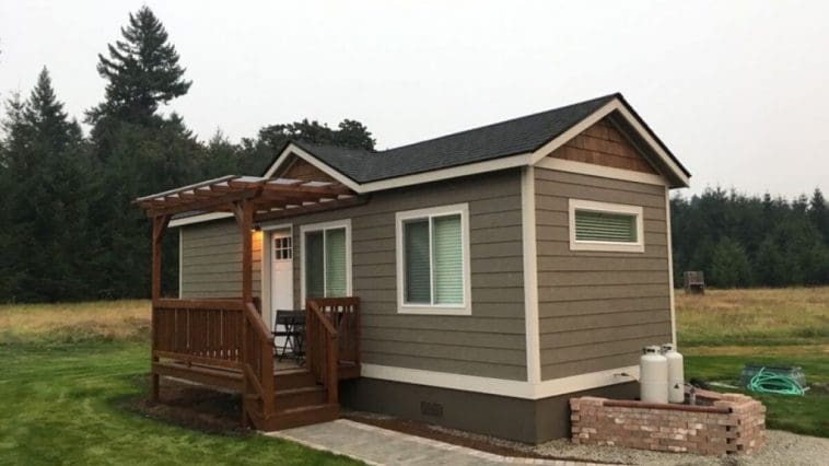 THIS 300 SQ FT TINY HOUSE IS A LUXURY FARMHOUSE