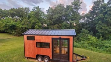 THIS WOODWORKERS DREAM IS A TINY HOUSE ON WHEELS FOR RUSTIC LIVING