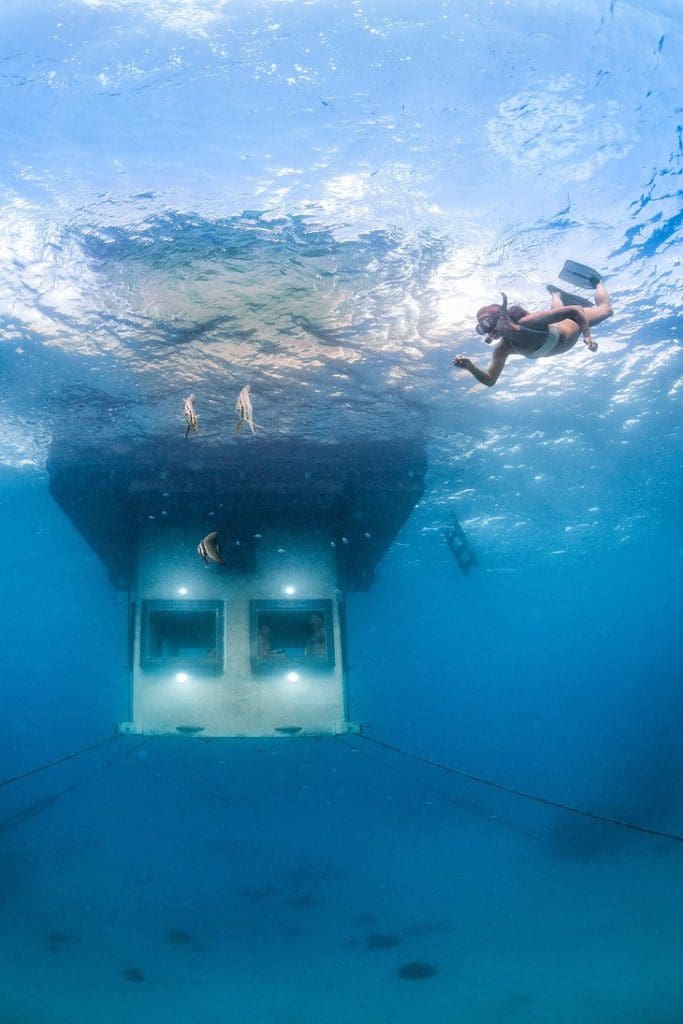 The Manta Resort Has A Remarkable Luxury Of An Underwater Sea Room 10 11. under water.jpg.730x1095 q85 box 0016002400 crop detail