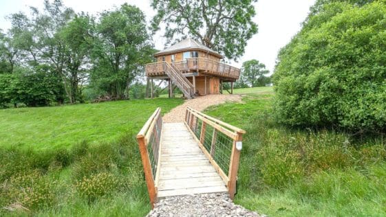 This Unique Treehouse Sits Among Its Own Private Slice Of The Welsh Countryside In Powys 17 This unique treehouse sits among its own private slice of the Welsh countryside in Powys.