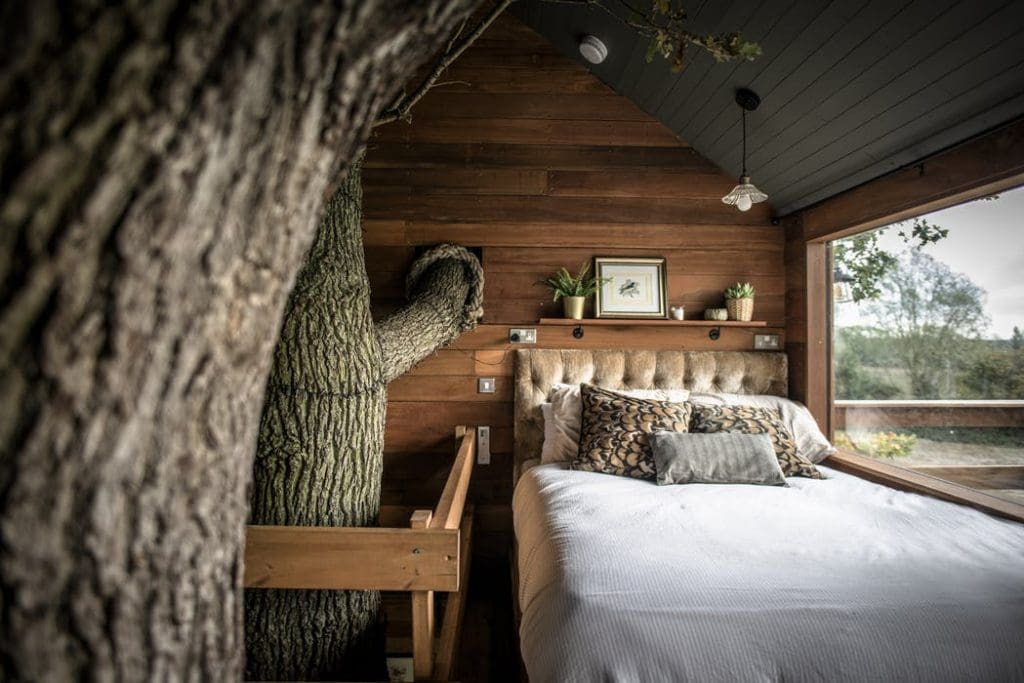 A Magical Treehouse In Essex Where A Fabulous Oak Tree Is Literally Part Of The Furniture 15 120444