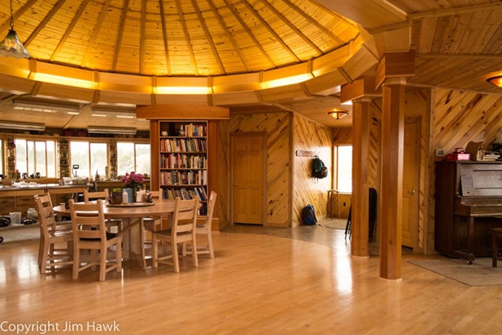 The Birch Is A Stylish Yurt Tiny Home For Full Time Glamping 7 Birch Yurt 5