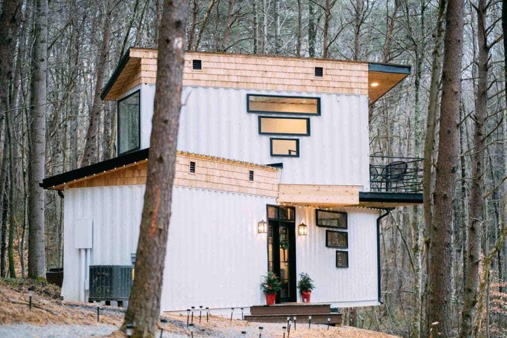 This Retro Two-Story Tiny House Is Made From Shipping Containers 17 Retro Two Story 2 1024x683 1