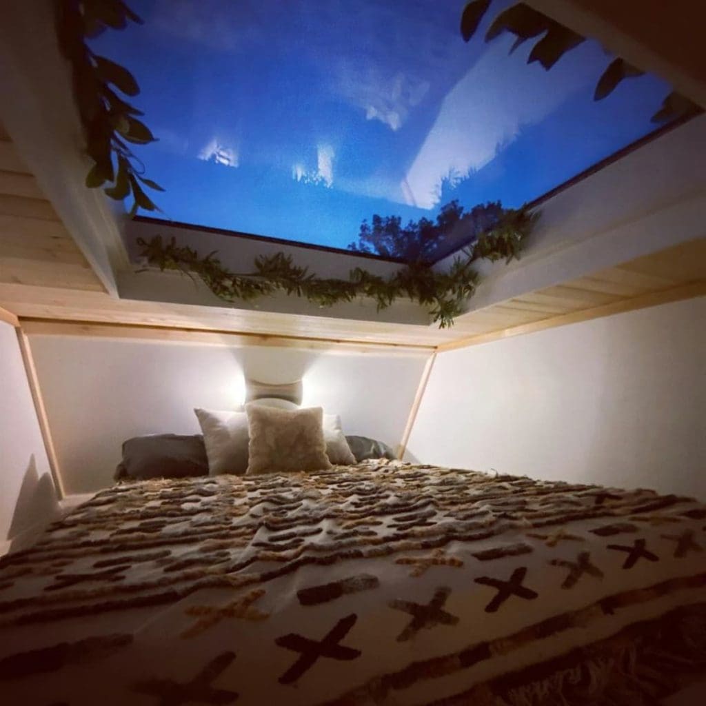 The Mountain Tiny House Is A Whimsical Tiny Retreat On Wheels 8 Bed spacing for Tiny house on wheels