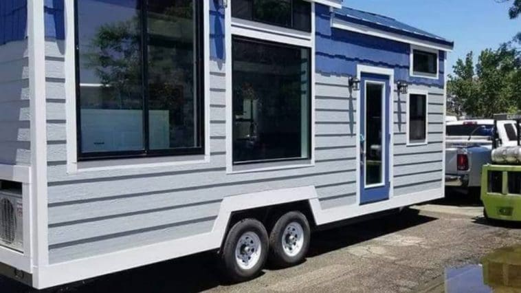 Enjoy Beachy Vibes In This Custom Tiny On Wheels