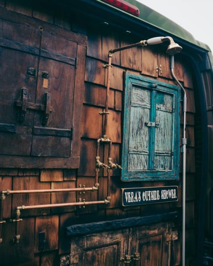 This Tiny Van Conversion Is A Work Of Art, Inside And Out 23 artistic van house 24 720x900 1