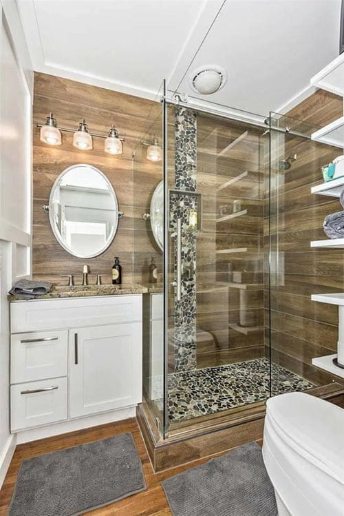 Dreamwood Is A Luxurious Single-Level Park Model Tiny House That Features Sleek And Modern Exterior 16 dreamwood 16
