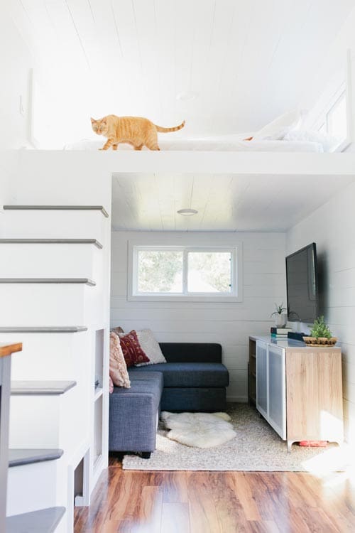 This Tiny Space In West Coast Has A Chevron Pattern Along The Side Of The House 11 golden 15