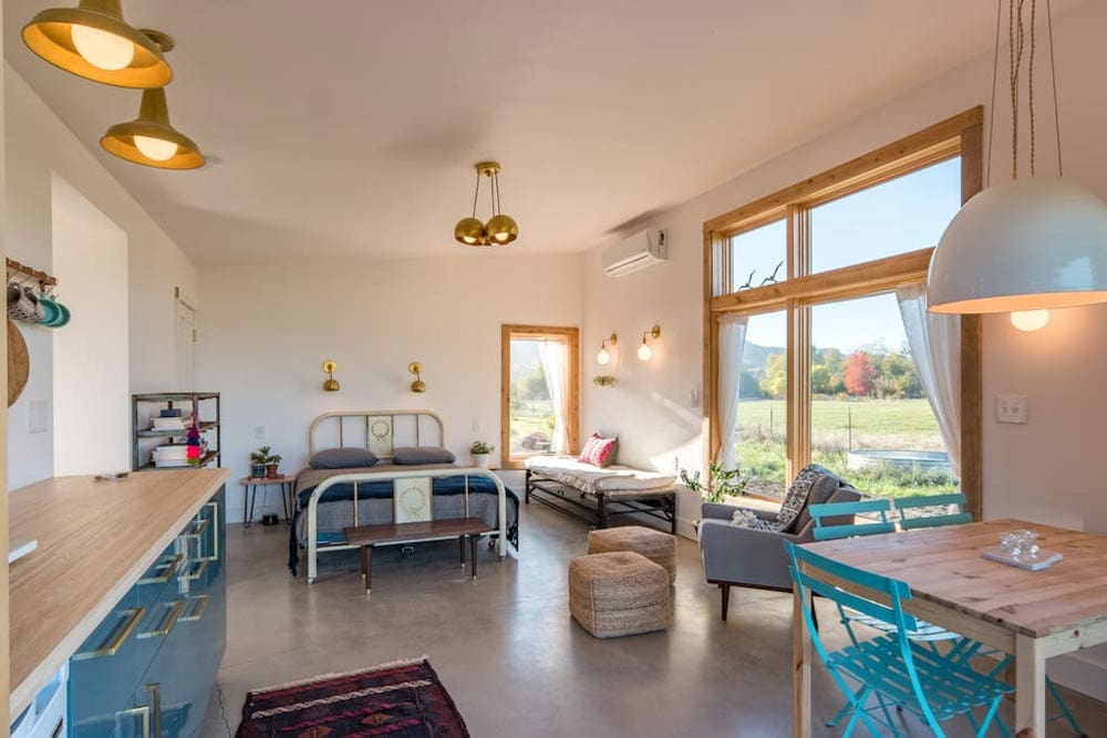 Island Farm Retreat Is A Modern, Bright Space With Gorgeous Views From Every Window 5 island farm 2