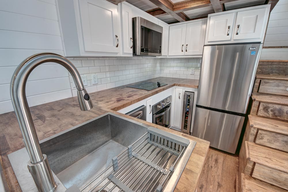 This 28-Foot Bumper Pull Tiny House Has Spacious Living Room With Trundle Bed 5 journey 6