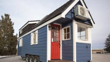 Porchlight Is A 288-Square Tiny House That Features A Queen Bedroom Loft And Twin Size Main Floor Bedroom