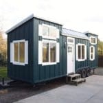 Royal Pioneer Is A Stunning Home That Measures 28-Foot and Features Wide Plank Engineered Walnut Hardwood Flooring