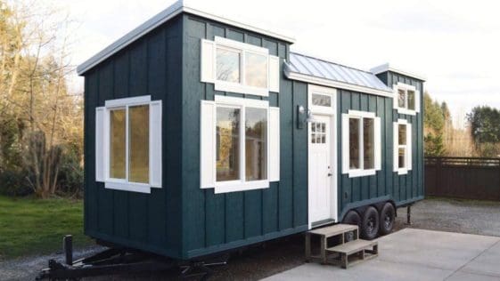 Royal Pioneer Is A Stunning Home That Measures 28-Foot and Features Wide Plank Engineered Walnut Hardwood Flooring 3 Royal Pioneer Is A Stunning Home That Measures 28-Foot and Features Wide Plank Engineered Walnut Hardwood Flooring