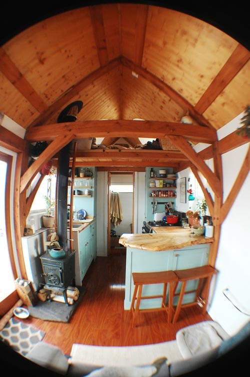 Tiny Timber House Is An 18ft Long Tiny Home Built On Wheels By Young Couple Looking For Some Financial Freedom And Flexibility 2 timber 8