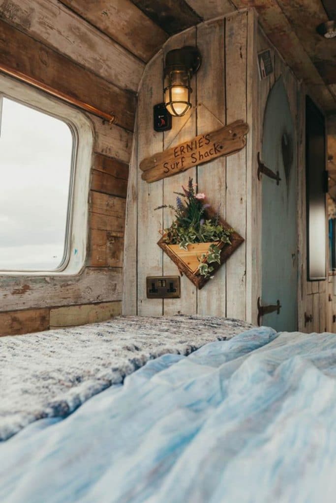 This Very Special Tiny Van Home By Supertramped Conversions Is A Unique Beach T2 Mercedes 609D You're Ever Going To See 24 van tiny house 26 683x1024 1