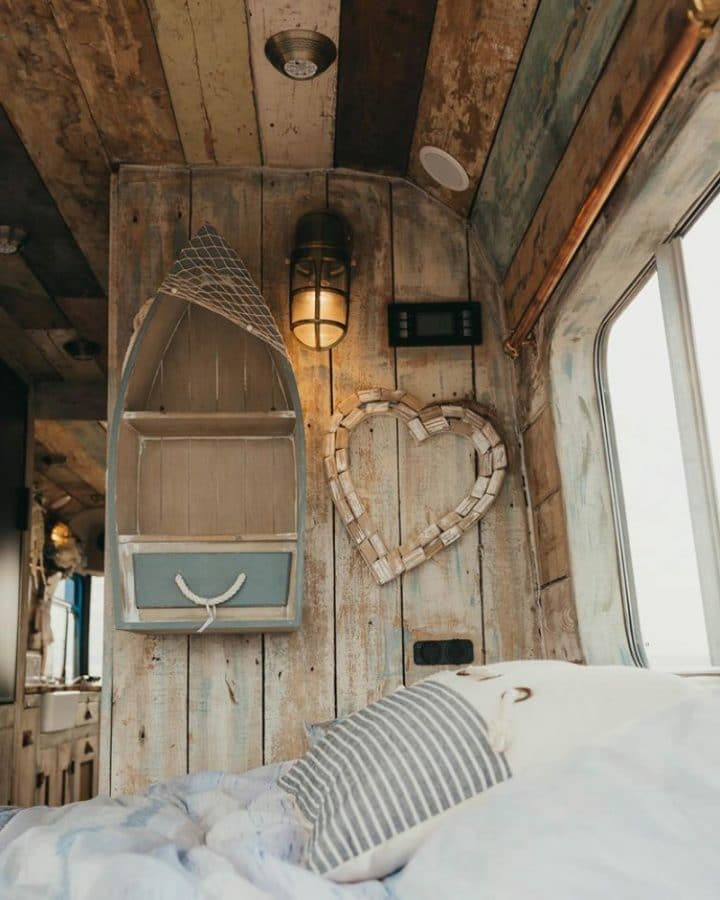 This Very Special Tiny Van Home By Supertramped Conversions Is A Unique Beach T2 Mercedes 609D You're Ever Going To See 25 van tiny house 27 720x900 1