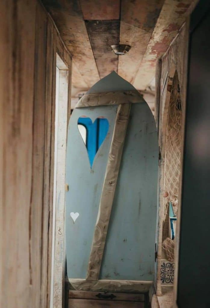 This Very Special Tiny Van Home By Supertramped Conversions Is A Unique Beach T2 Mercedes 609D You're Ever Going To See 29 van tiny house 31 697x1024 1