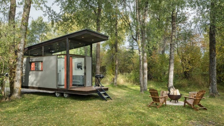 Road Haus is the newest model from Wheelhaus challenges small-space clichés with high ceilings and oversize windows.