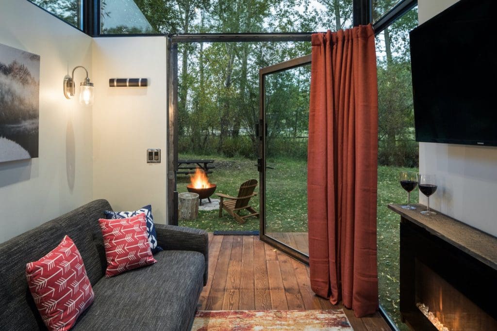 This 250-Square-Foot Prefab Road-Haus Fits a Queen Bed and a Fireplace 6 wheelhaus5