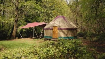 Fall in love with nature’s simpler way of life with a stay at this magical, off-grid glampsite in the Hampshire countryside.