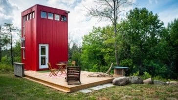 Unique Glamping Experience Set On the Hillside in Rural Ontario