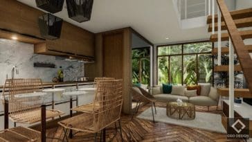 Modern Bahay Kubo with kitchenette and coffee station