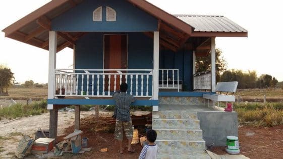 This Modern Country-Style Cottage with Terrace & Nice Design